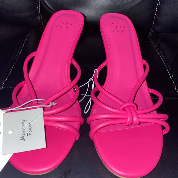 A New Day Memory Foam Mule Heels - Picture 1 of 4